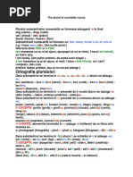 The Plural of Countable Nouns