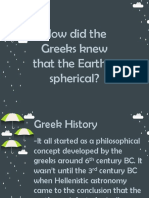 How Did The Greeks Knew That The Earth Was Spherical