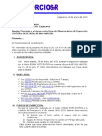 INFORME DE SEGURIDAD N° 62 ( DESCARGO DE OBSERVACIONES).doc