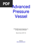 Advanced Pressure Vessel Manual