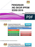 Slaid PP Rasmi Pengisian Data Borang Skor IPP2M Tahap 2 Edisi 2019 2906SS19