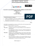 Hsslive XII English Model Exam Feb 2019 PDF