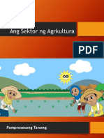 Ang Sektor NG Agrkultura