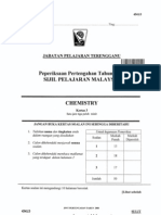 SPM Mid Year 2008 Terengganu Chemistry Paper 3