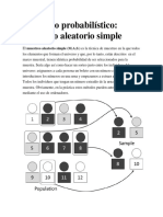 Muestreo Probabilístico Aleatorio Simple