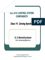 Lecture 11 - Zeroing Synchros