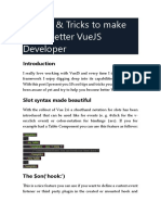 10 Tips & Tricks To Make You A Better VueJS Developer