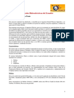 Centrales Hidroeléctricas Del Ecuador