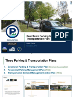 Nov. 3 Downtown Parking Plan Presentation