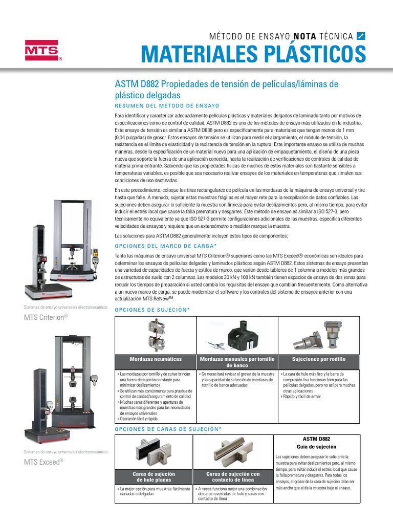 ASTMD882 | PDF | Tornillo | Software