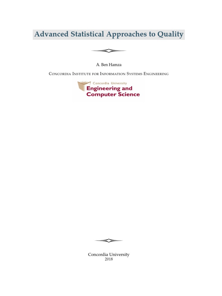 Statistical Quality Control Techniques | PDF | Statistics | Arithmetic Mean