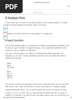 2.R Multiple Plot Using par() Function