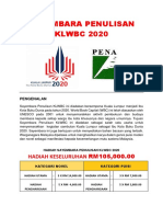 SAYEMBARA PENULISAN KLWBC 2020