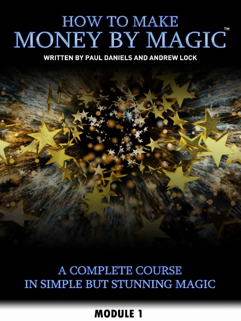 Paul Daniels How To Make Money by Magic 01 PDF | PDF | Magic 
