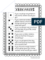 Second Conditional, Dicebreakers PDF