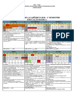 Calendário Educação Básica 2018