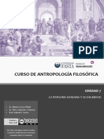 U7 - Módulo Antropología Filosófica - La Persona Humana y Su Dignidad