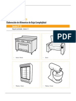 Gastronomía - Anexo - Elaboración de Alimentos de Baja Complejidad PDF