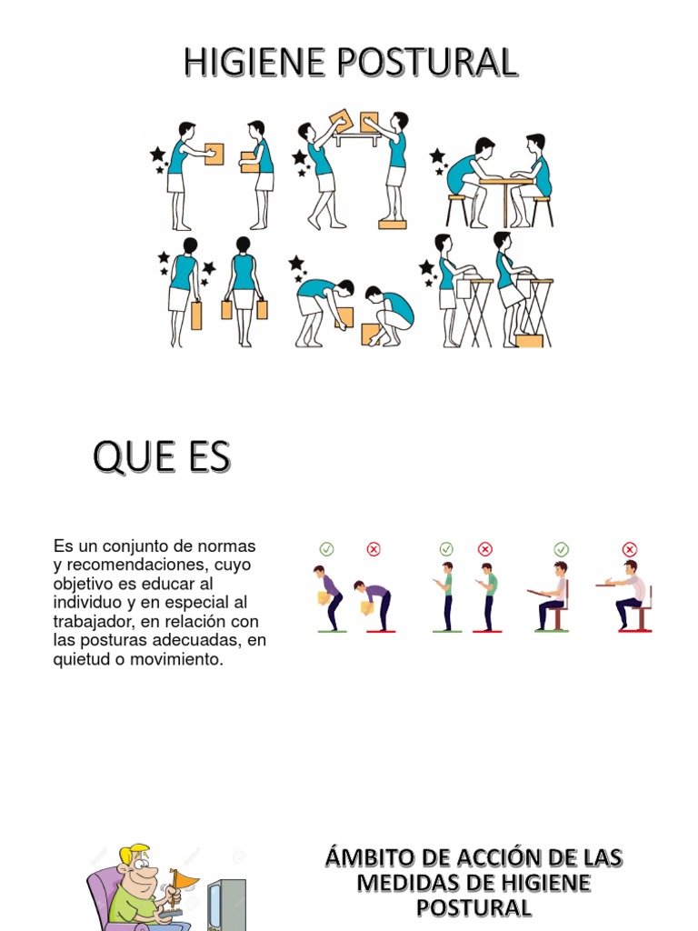 Importancia de la Higiene Postural | PDF | Dolor lumbar | Músculo
