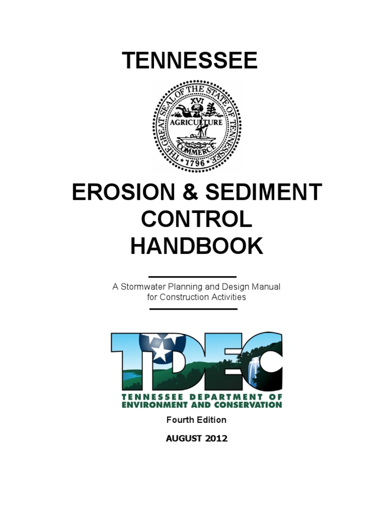 Erosion & Sediment Control Handbook PDF PDF Clean Water Act Erosion