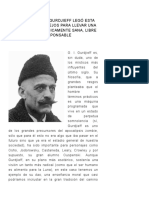 82 Consejos de Gurdjieff A Su Hija - Una Poderosa Lista de Sobria Sabiduría