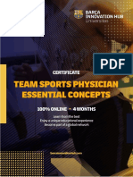 Certificate in Team Sports Physician Fundamentals