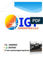 Portafolio de Suministros IGT