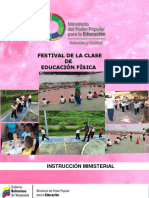 Instruccion Festival de La Calse de Educación Fisica Revisada