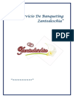 Servicio De Banqueting Zantedeschia(PORTADA)