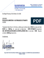 Carta de Peso B29657 Ufe614 PDF