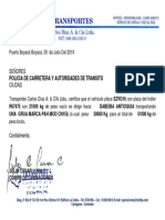 Carta de Peso B27592 SZW316 PDF