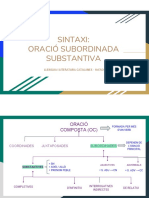 Sintaxi - Subordinades Substantives