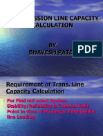Transmission Line Capacity Calculation