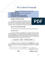 The Academic Paragraph PDF