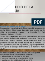 estudio de la biblia