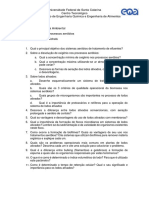 Lista Processos Aeróbios