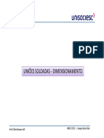 Dimensionamento de Juntas Soldadas