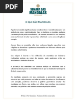 SDM AULA 1 - O PODER DAS  MANDALAS