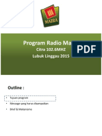 Program Radio Matra Lubuk Linggau 2015 - Citra FM