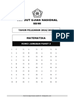 Kunci Jawaban Matematika Paket 2