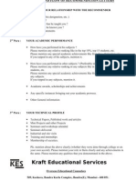 Structure and Flow of Recommendation Letters (Academic)