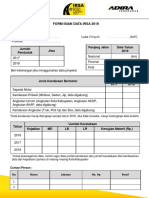 Formulir IRSA 2019