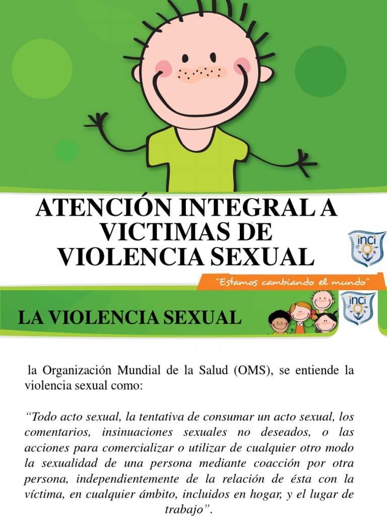 Atención Integral a Víctimas de Violencia Sexual | PDF | Violación ...