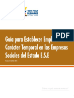 Guia para Establecer Planta de Empleos Temporales PDF