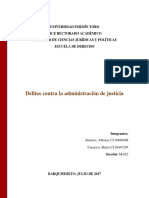 Delitos Contra La Administracion de Justicia