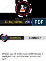 Quiz Bowl Review Grade 7 2ND Q