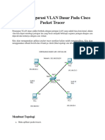 Panduan Praktik Konfigurasi VLAN Dasar Pada Cisco Packet Tracer