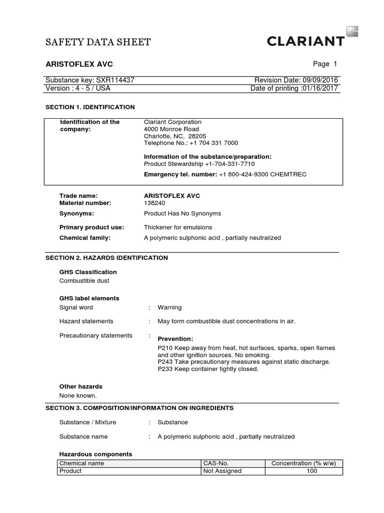 MSDS Genamin PDF Toxicity Personal Protective Equipment, 46 OFF