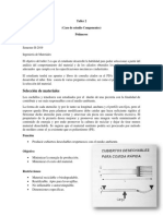 Selección de polímeros biodegradables para cubiertos desechables respetuosos con el medio ambiente