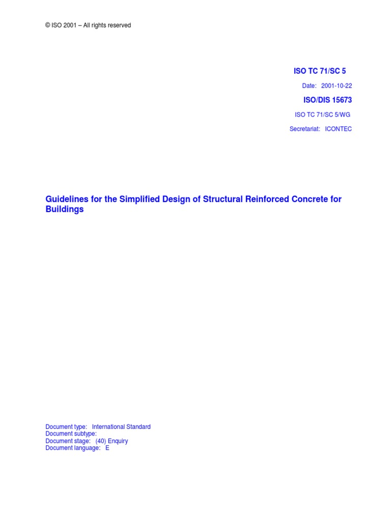 ISO - Guidelines For The Simplified Design of Structural Reinforced ...